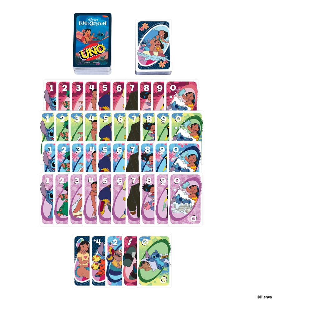 Jeu de cartes UNO Lilo & Stitch