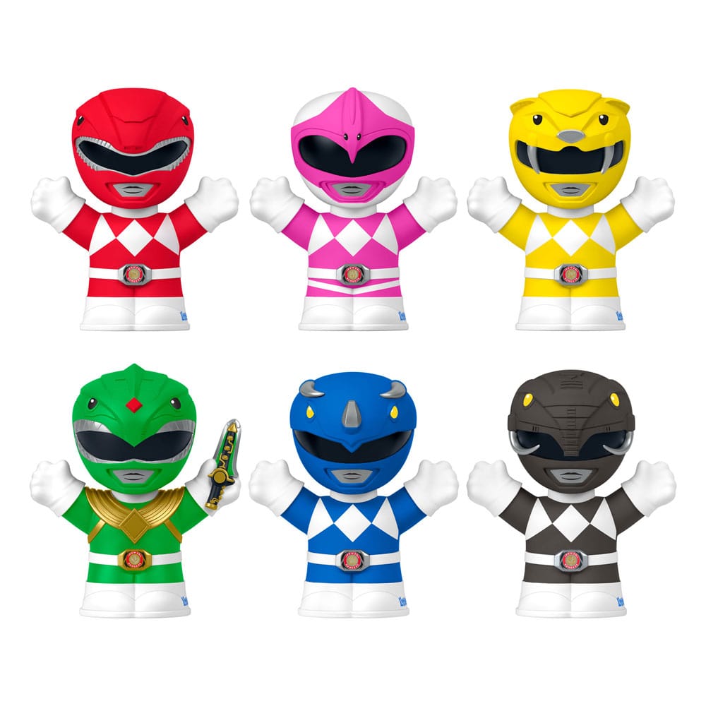 little people collector mighty morphin power rangers 6 pack fisher price