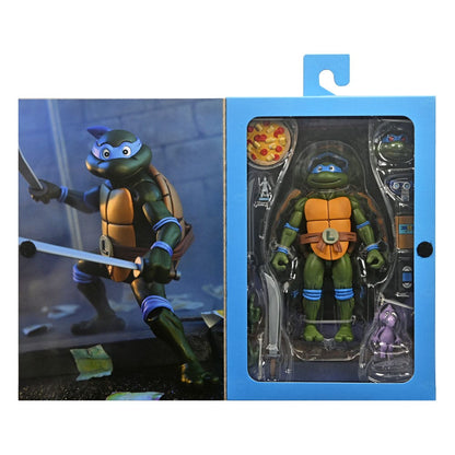 teenage mutant ninja turtles cartoon 7 scale action figure ultimate leonardo neca