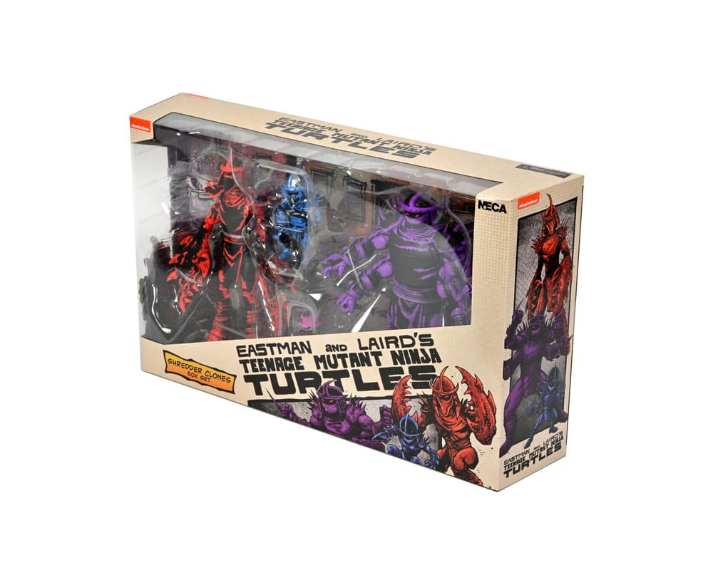 teenage mutant ninja turtles mirage comics 7 scale action figure shredder clones box set neca