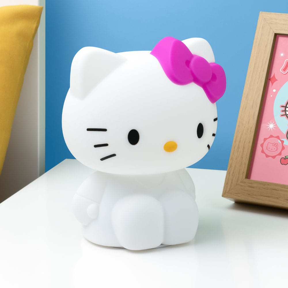 lampe en silicone rechargeable hello kitty paladone