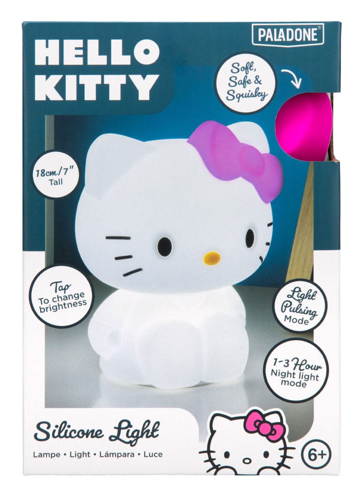 lampe en silicone rechargeable hello kitty paladone