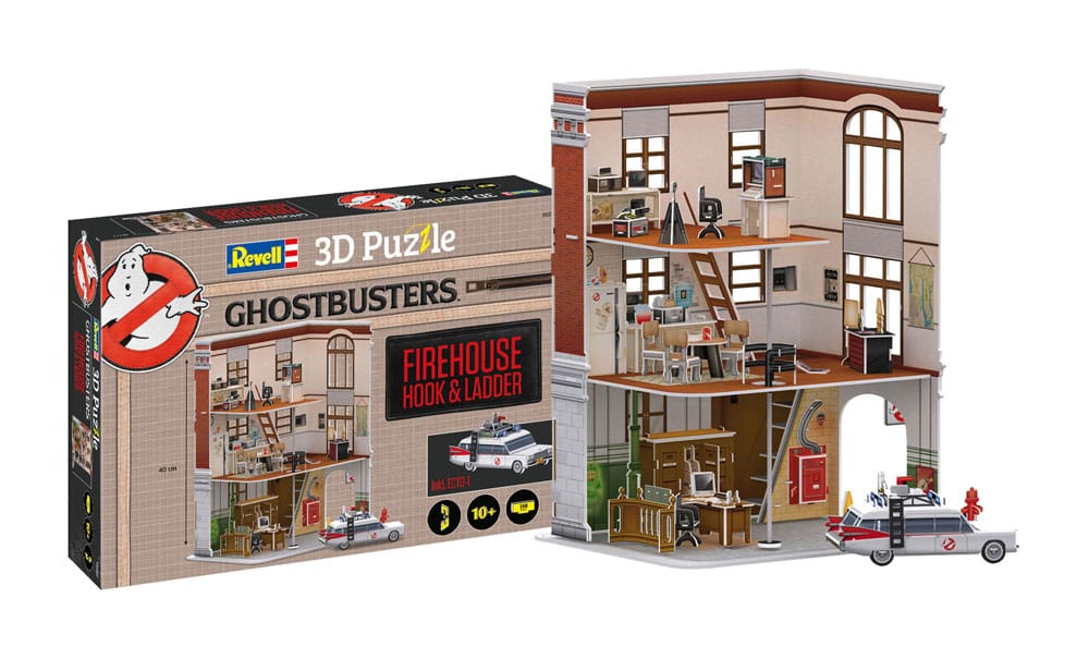 Ghostbusters 3D-Puzzle – Feuerwehrhaken und Leiter 