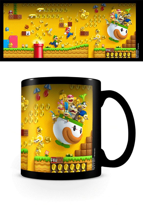 Mug Thermoréactif Mario Bros. - Gold Coin Rush