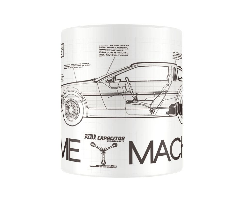 Back to the Future Mug - Time Machine 