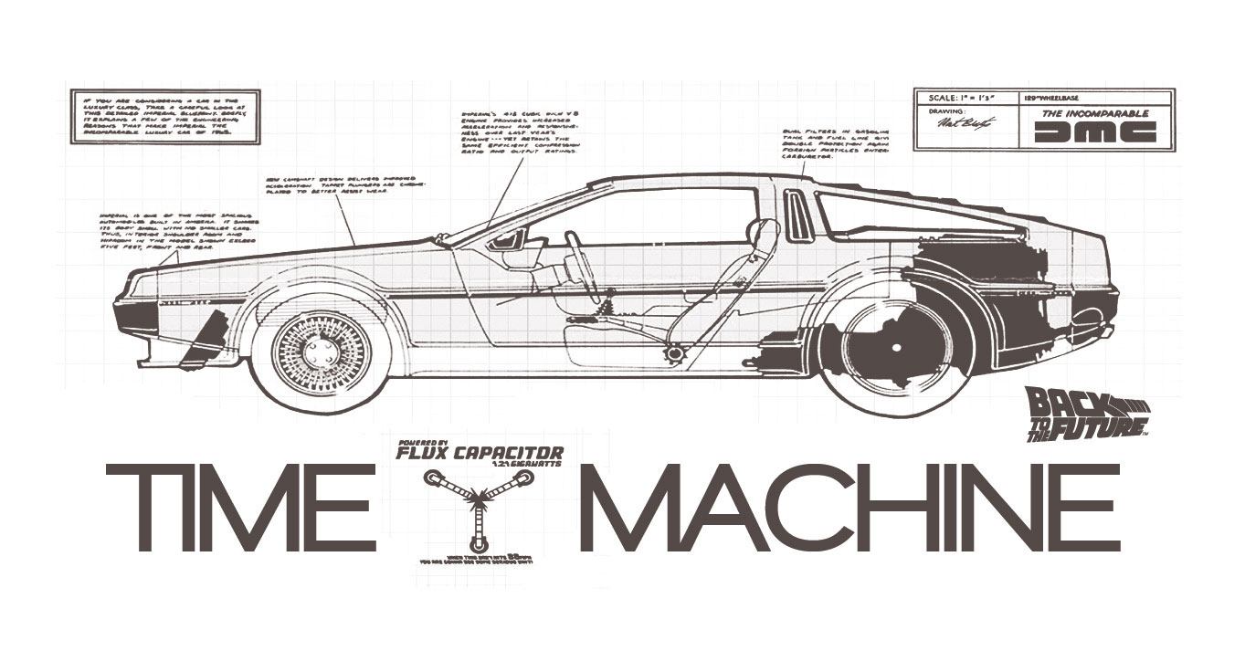 Back to the Future Mug - Time Machine 