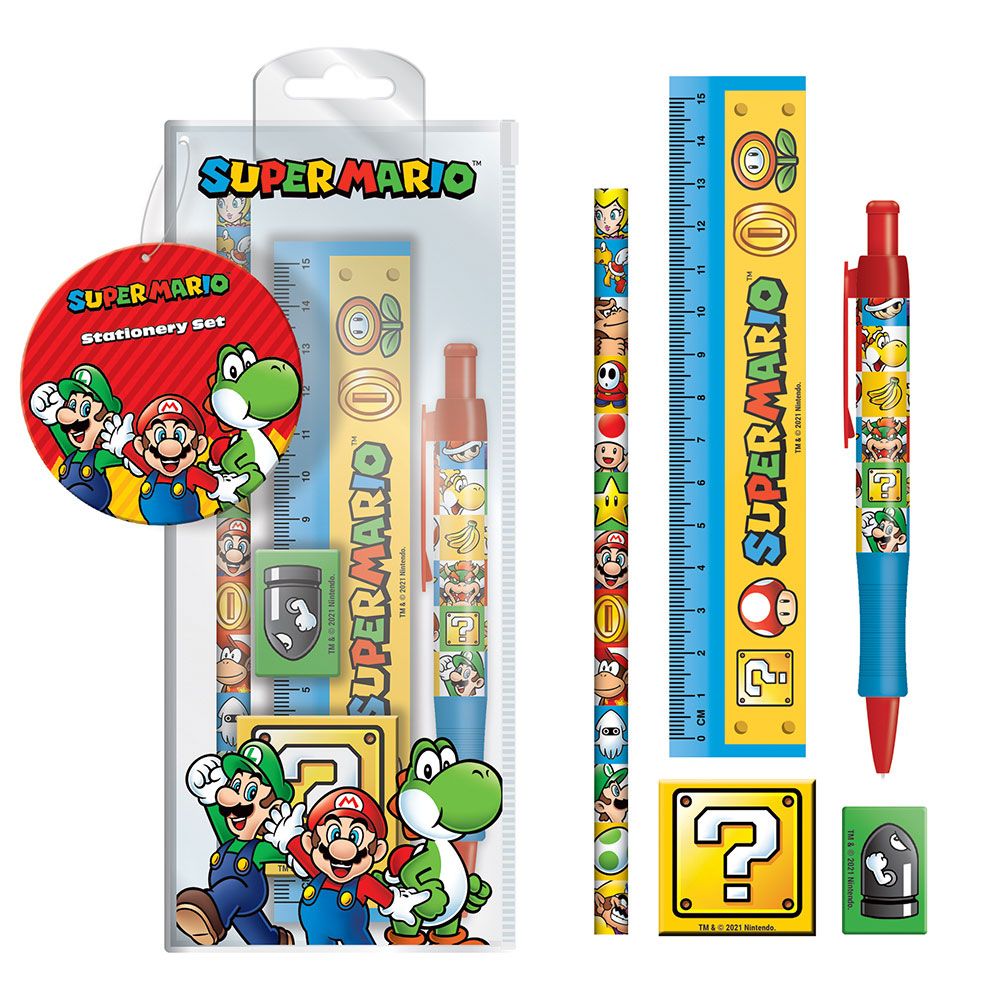 Set de Papeterie Super Mario