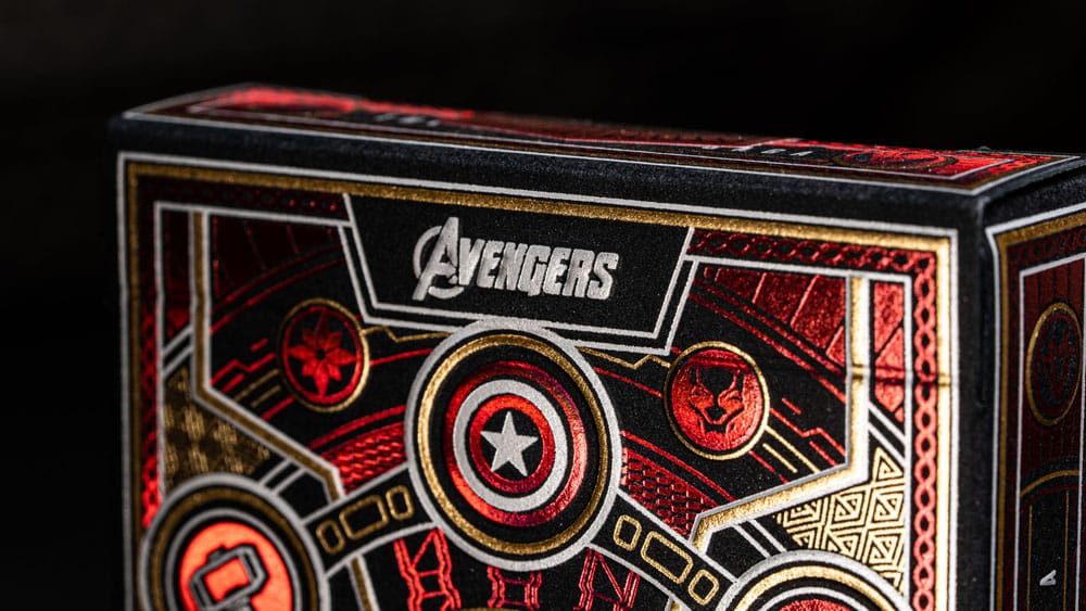 avengers red edition playing cards theory11