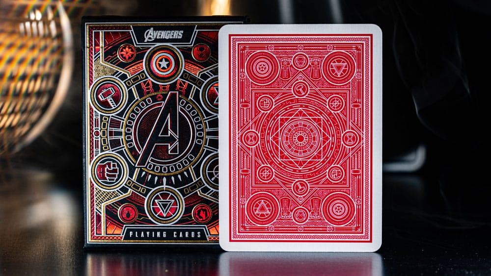 avengers red edition playing cards theory11