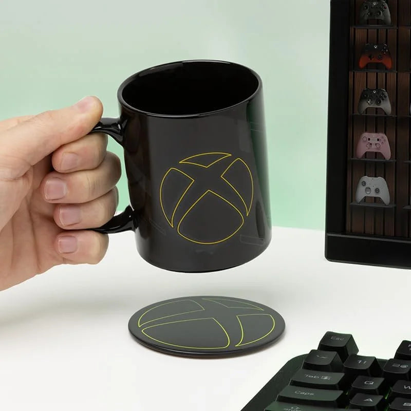 Mug et Dessous de Verre Métallique XBOX