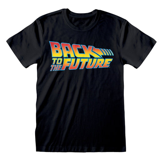 RETOUR VERS LE FUTUR Original Logo T-Shirt Homme (S)
