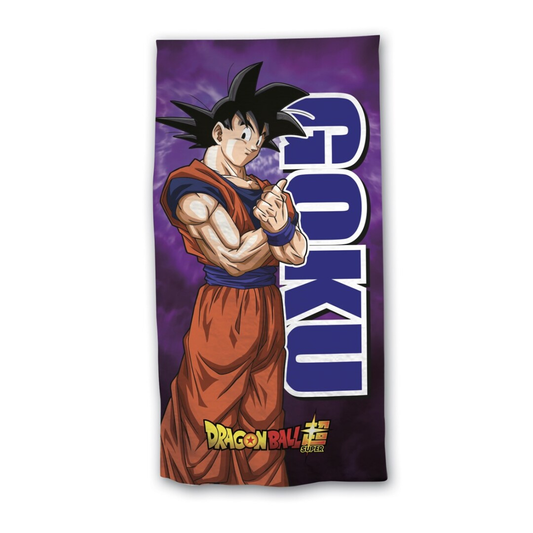 DRAGON BALL SUPER Goku Serviette de Plage 100% Polyester 70x140cm