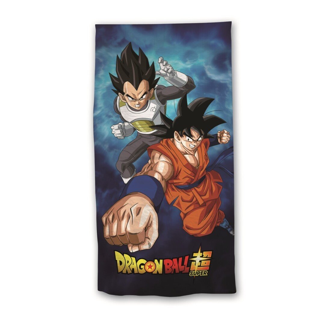 DRAGON BALL S Goku & Vegeta Serviette de Plage 100% Coton 70x140cm