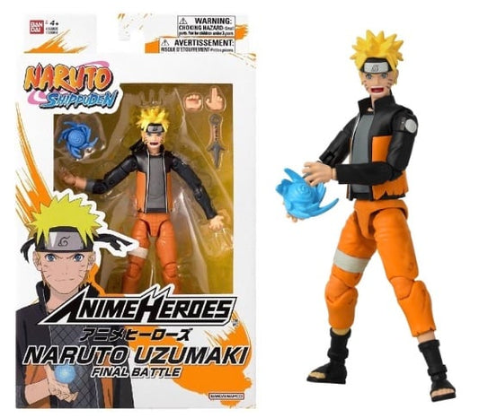 NARUTO Naruto "Final Battle" Figurine Anime Heroes 17cm