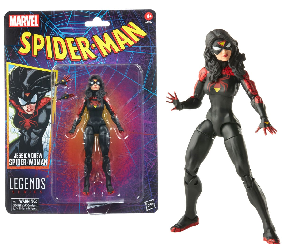 MARVEL LEGENDS Jessica Drew Spider-Woman -Fig. Retro Collection 15cm