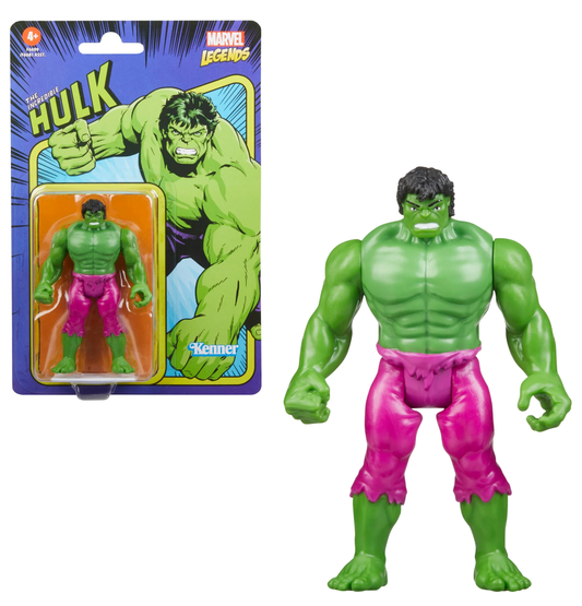 MARVEL Hulk Figurine Legends Retro Collection 9cm
