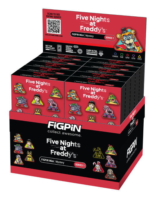 FIVE NIGHTS AT FREDDY'SMystery Mini Pins (Display 10 Pin's)