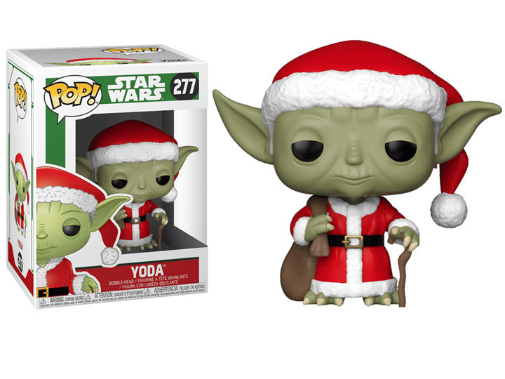 STAR WARS POP N° 277 Holiday Santa Yoda