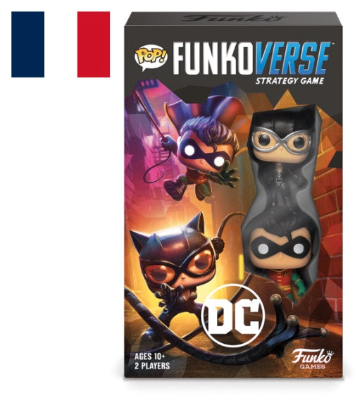 DC COMICS Funkoverse 101 2-Pack Expandalone Catwoman 'FRENCH'