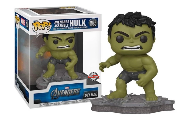 AVENGERS POP Deluxe N° 585 Hulk "Assemble" SPECIAL EDITION