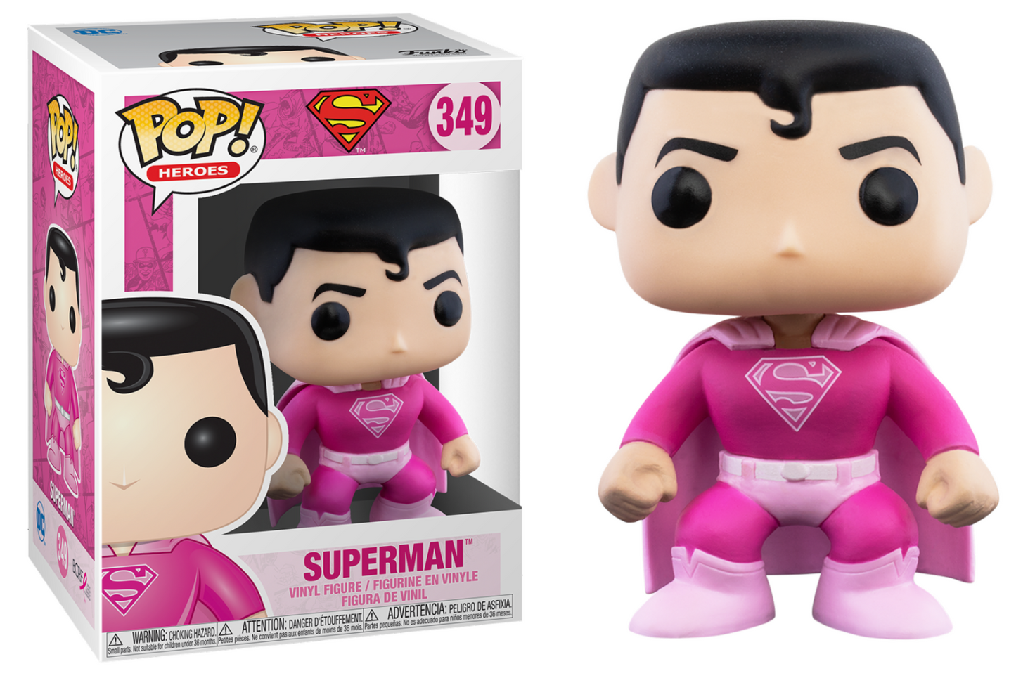 DC COMICS POP N° 349 Superman Breast Cancer