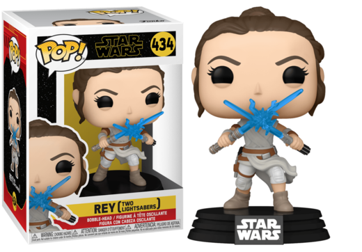 STAR WARS IX POP N° 434 Rey w/ 2 Light Sabers