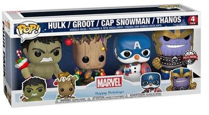 MARVEL POP Marvel Happy Holiday 4 PACK Sp. Edition