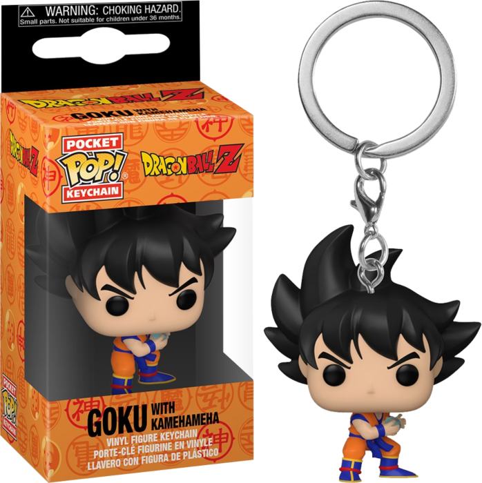 Goku w/ Kamehameha Pop! Keychain DRAGON BALL Z Pocket Pop Keychain Goku w/ Kamehameha