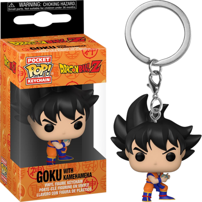 Goku w/ Kamehameha Pop! Keychain DRAGON BALL Z Pocket Pop Keychain Goku w/ Kamehameha