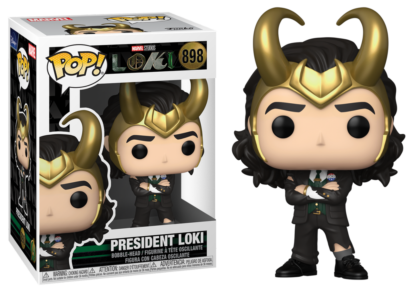 MARVEL LOKI POP N° 898 President Loki