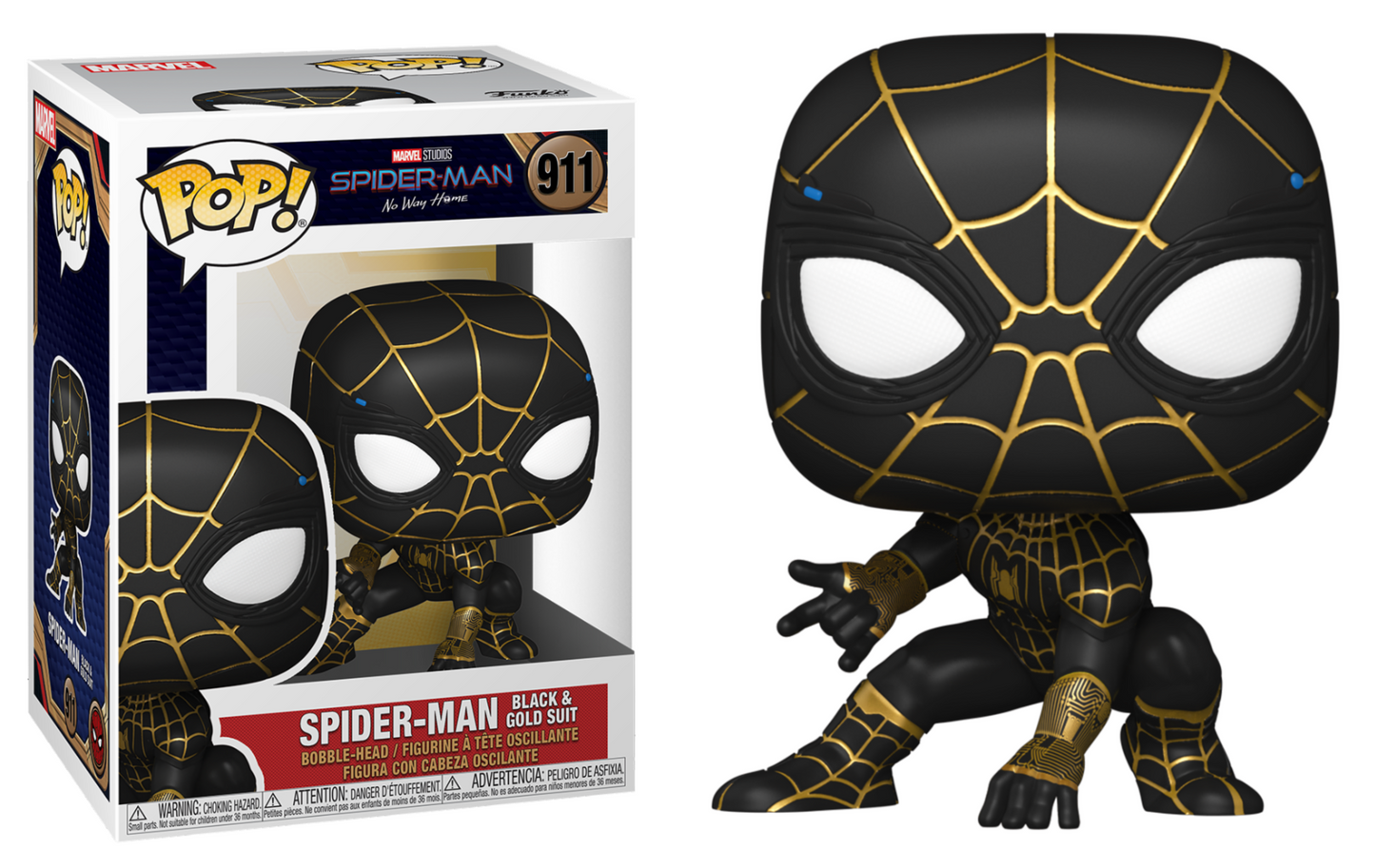SPIDER-MAN POP N° 911 Spider-Man (Black & Gold)