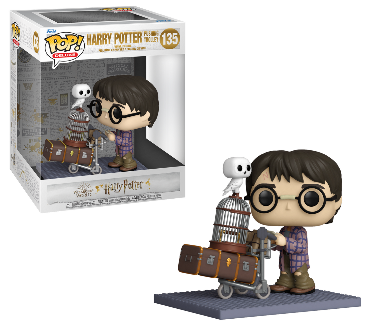 HARRY POTTER Anniversary Pop Deluxe N° 135 Harry Pushing Trolley