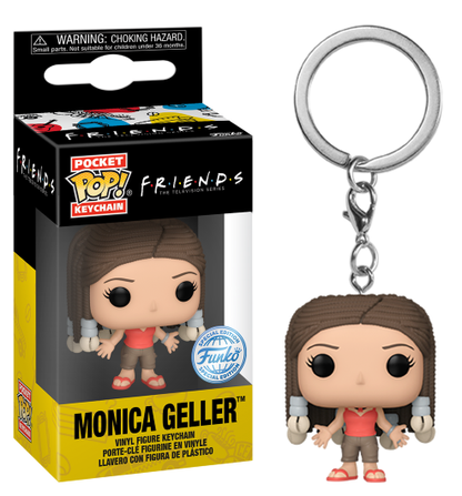 FRIENDS Pocket Pop Keychains Monica avec tresses