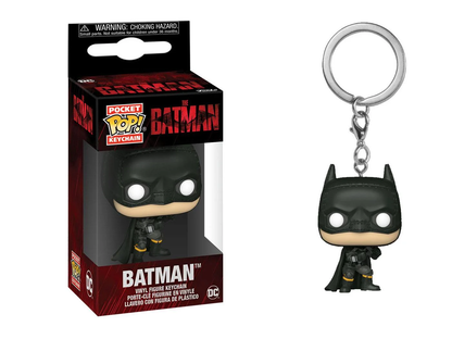 Batman Funko Pop! Keychain | DC COMICS Pocket Pop Keychains Batman 2022 Robert Pattinson Funko