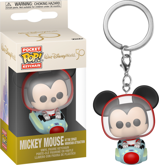 DISNEY Pocket Pop Keychains WDW50 Mickey Space
