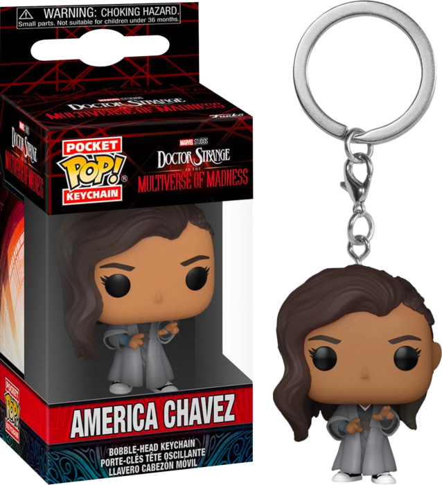 DOCTOR STRANGE 2 Pocket Pop Keychains America Chavez