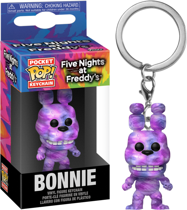 FNAF Pocket Pop Keychains TieDye Bonnie