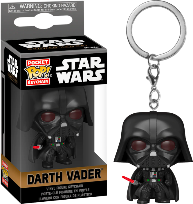 STAR WARS OBI WAN Pocket Pop Keychains Dark Vador