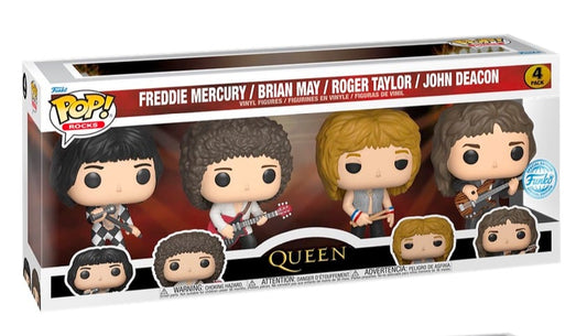 MUSIC Queen 4 Pack Funko Pop Sp. Edition