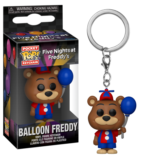 FNAF SECURITY BREACH Pocket Pop Keychains Balloon Freddy