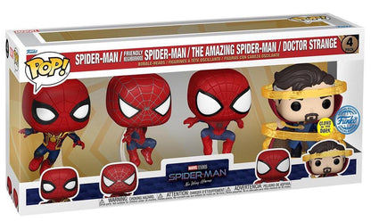 MARVEL POP Spiderman 4 PACK Sp. Edition