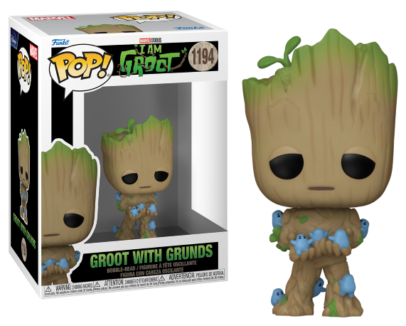 I AM GROOT POP N° 1194 Groot with Grunds Funko