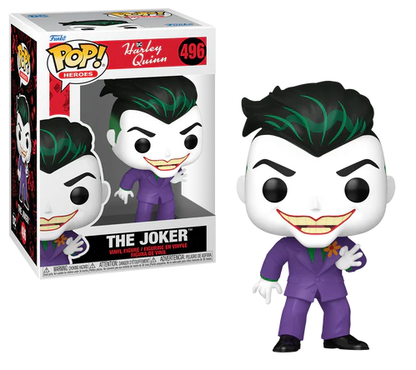 HARLEY QUINN ANIMATED SERIES POP Heroes N° 496 Le Joker