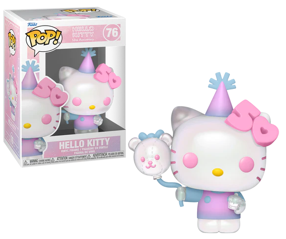 HELLO KITTY 50EME Anniv. POP Sanrio N° 76 Hello Kitty avec ballon