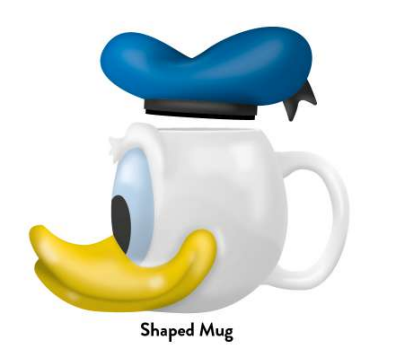 MICKEY MOUSE Donald Duck Mug Shaped