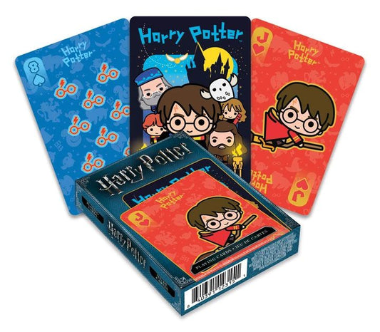 HARRY POTTER Chibi Jeu de cartes | Harry Potter jeu de cartes à jouer Chibi Aquarius Funko