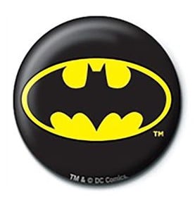 DC Symbole Batman Button Badge 25mm