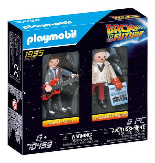 BACK TO THE FUTURE Dual Pack Marty Mc Fly et Dr. Brown 'PLAYMOBIL'