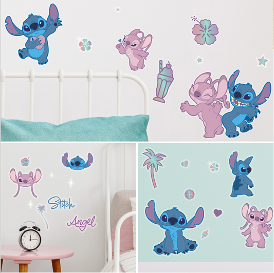 LILO & STICH Stitch et Angel Stickers Muraux