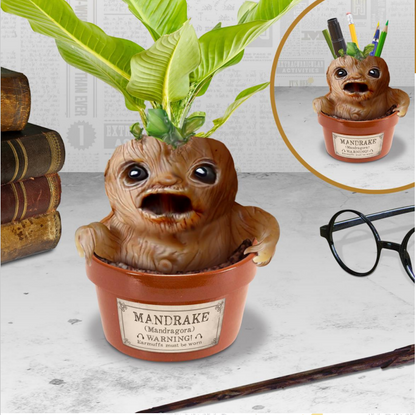 HARRY POTTER Mandragore Pot à plantes et à stylos